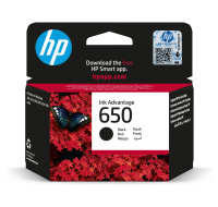 HP 650 Black Ink Cart, 6,5 ml, CZ101AE (360 pages)