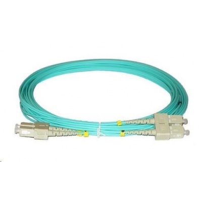 Duplexný patch kábel MM 50/125, OM3, SC-SC, LS0H, 2 m