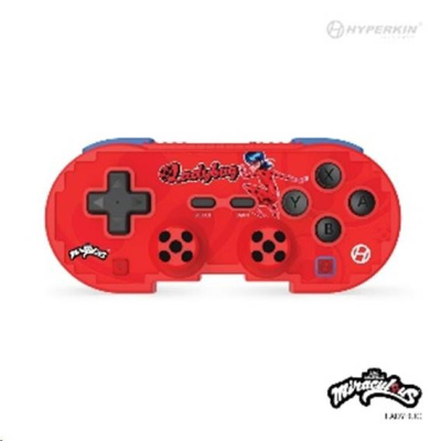 Hyperkin Pixel Art Miraculous Bluetooth Controller for Nintendo Switch/PC/Mac/Android (Ladybug)
