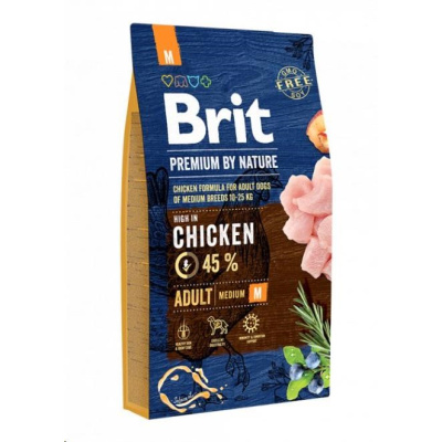 Brit Premium by Nature Adult M 8kg