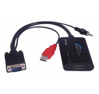 PREMIUMCORD Elektronický prevodník VGA+audio na HDMI