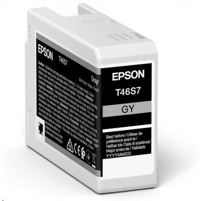 Atrament EPSON Singlepack Gray T46S7 UltraChrome Pro 10 25 ml