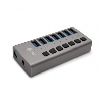 iTec USB 3.0 Nabíjací HUB 7port + napájací adaptér 36 W