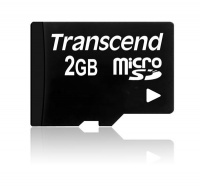 Karta TRANSCEND MicroSD 2 GB, bez adaptéra