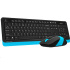 A4tech FG1010 FSTYLER set bezdrôtový. klávesnica + myš, modrá