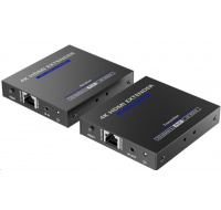 PremiumCord HDMI 2.0 extender Ultra HD 4kx2k@60Hz na 70 m cez Cat6/Cat6A/Cat7