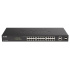D-Link DGS-1100-26MPV2 26-portový gigabitový inteligentný riadený prepínač PoE+, 24x gigabit PoE, 2x RJ45/SFP, rozpočet PoE 370W