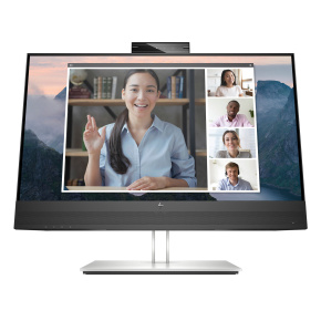 HP LCD EliteDisplay E24mv G4 23,8" IPS, 1920x1080,16:9,5ms, 250nits,1000:1,VGA,DP,HDMI,4xUSB 3.2,5MP webová kamera, repro)