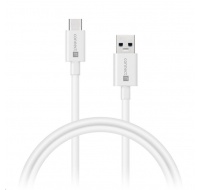 CONNECT IT Wirez USB-C (typ C) -> USB-A, USB 3.1 Gen 1, biela, 2 m