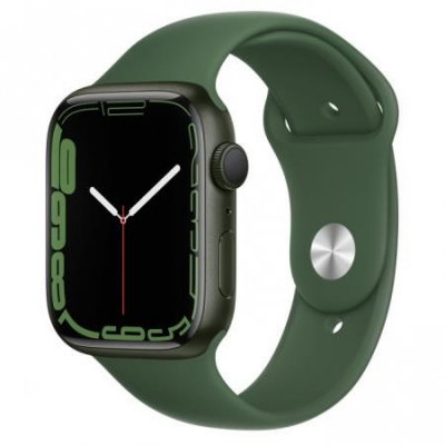 Apple Watch Series 7, 45mm Green/Clover SportBand