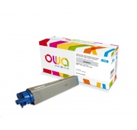 OWA Armor toner pre OKI C3300, C3400, C3450, C3600, 2500 strán, 43459331, modrá/cyan