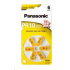 PANASONIC Zinkovzduchová baterie PR-230(10)/6LB AAA 1,2V (Blistr 6ks)