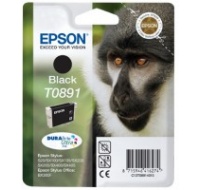 Čierny atrament EPSON Stylus "Monkey" S20/SX100/SX200/SX400 (T0891) - čierny