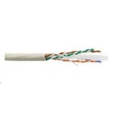 UTP kabel LYNX, Cat6, drát, PVC, Dca, šedý, 305m