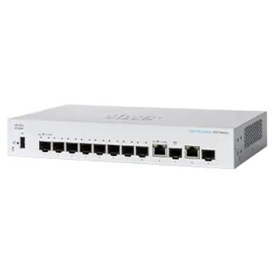 Cisco switch CBS350-8S-E-2G-UK (8xSFP, 2xGbE/SFP combo,fanless) - REFRESH