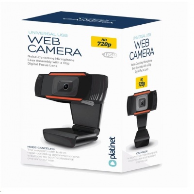 PLATINET web kamera 720P, vestavěný digitální mikrofon, USB