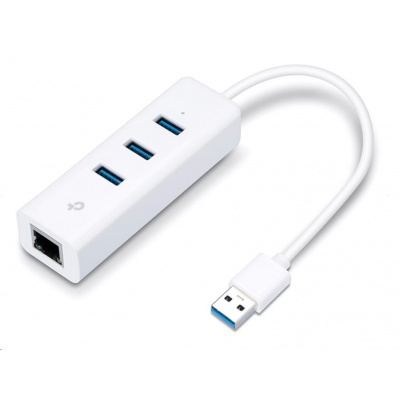 TP-Link UE330 [USB 3.0 3-portový rozbočovač a gigabitový ethernetový adaptér 2 v 1 USB adaptér]