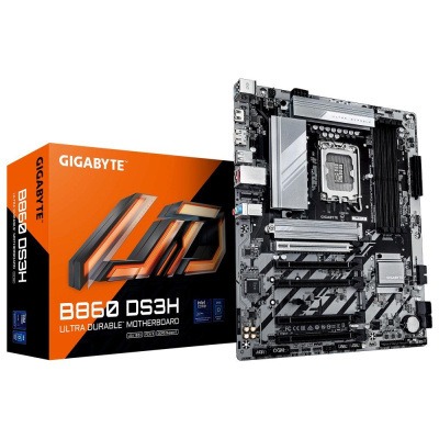 GIGABYTE MB Sc LGA1851 B860 DS3H, Intel B860, 4xDDR5, 1xDP, 1xHDMI, ATX