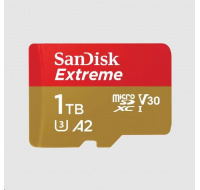 Karta SanDisk micro SDXC 1TB Extreme (190 MB/s Class 10, UHS-I U3 V30) + adaptér