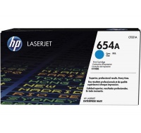 HP 654A Cyan LJ Toner Cart, CF331A (15,000 pages)