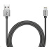 ADATA Sync & Charge Lightning kabel - USB A 2.0, 100cm, hliníková, titan