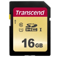 Karta TRANSCEND SDHC 16GB 500S, UHS-I U1 (R:95/W:60 MB/s)