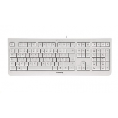 CHERRY klávesnice KC 1000, USB, EU, světle šedá