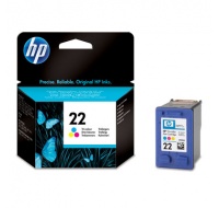 HP 22 Tri-color Ink Cart, 5 ml, C9352AE (165 pages)