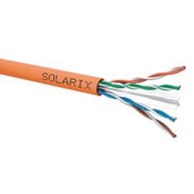 Inštalačný kábel Solarix UTP, Cat6, drôt, LSOHFR, cievka 500 m SXKD-6-UTP-LSOHFR-B2ca