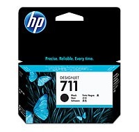 HP 711 Black DJ Ink Cart, 38 ml, CZ129A