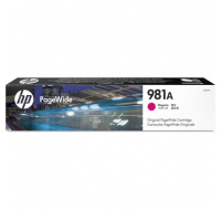 HP 981A Magenta Original PageWide Cartridge (6,000 pages)