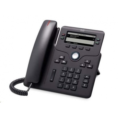 Cisco CP-6851-3PCC-K9=, VoIP telefon, 4line, 2x10/100/1000, displej, PoE, MPP. bez adaptéru