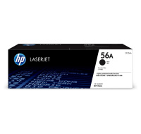 HP 56A Black LaserJet Toner Cartridge (7,400 pages)