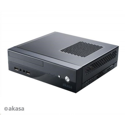 AKASA case Crypto T1, tenký mini-ITX, VGA a COM port