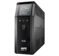 APC Back UPS Pro BR 1600VA, sínusová vlna, 8 výstupov, AVR, LCD rozhranie (960W)