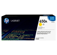 HP 650A Yellow LJ Toner Cart, CE272A (15,000 pages)