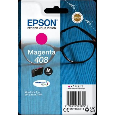 Atrament EPSON Magenta 408 DURABrite Ultra