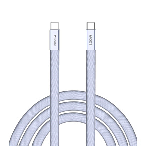 VERBATIM Kabel Sync & Charge SoftTouch USB-C, 100W, 120cm, fialová VERBATIM Kabel Sync & Charge SoftTouch USB-C, 100W, 120cm, fialová
