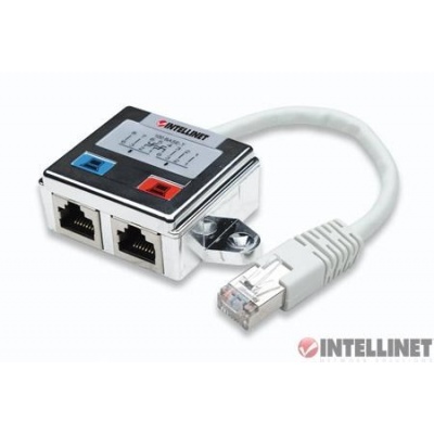 Intellinet 2-portový modulárny distribútor, rozdeľovač FTP RJ45