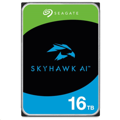SEAGATE HDD SKYHAWK AI 3,5" - 16 TB, SATAIII, 7200 ot/min, 256 MB cache