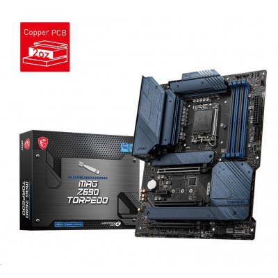 MSI MB Sc LGA1700 MAG Z690 TORPEDO, Intel Z690, 4xDDR5, 1xDP, 1xHDMI