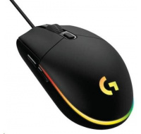 Logitech Gaming Mouse G203 LIGHTSYNC 2nd Gen, EMEA, USB, čierna