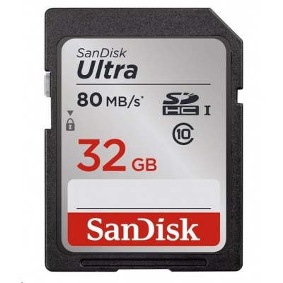 Karta SanDisk SDHC Ultra 32 GB (90 MB/s triedy 10 UHS-I)