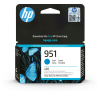 HP 951 Cyan Original Ink Cart, CN050AE (700 pages)