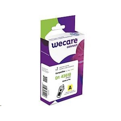 Páska WECARE ARMOR pre DYMO S0720790, čierna/žltá, 6 mm x 7 m