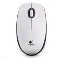 Myš Logitech B100, biela