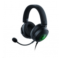 RAZER sluchátka Kraken V3 Hypersense, USB, černá