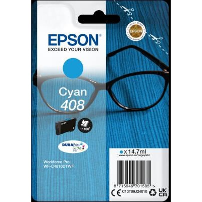 Atrament EPSON Cyan 408L DURABrite Ultra