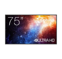 Optoma FPD N3751K 75" -  4K UHD / Android 11 / 450 nits / 4GB RAM / 32GB ROM / 2x 10W speaker