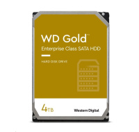 WD GOLD WD4003FRYZ 4TB SATA/ 6Gb/s 256MB cache 7200 otáčok za minútu, CMR, Enterprise